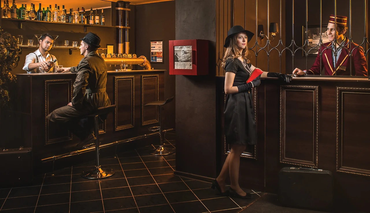 Originalkulisse von Hotel Noir