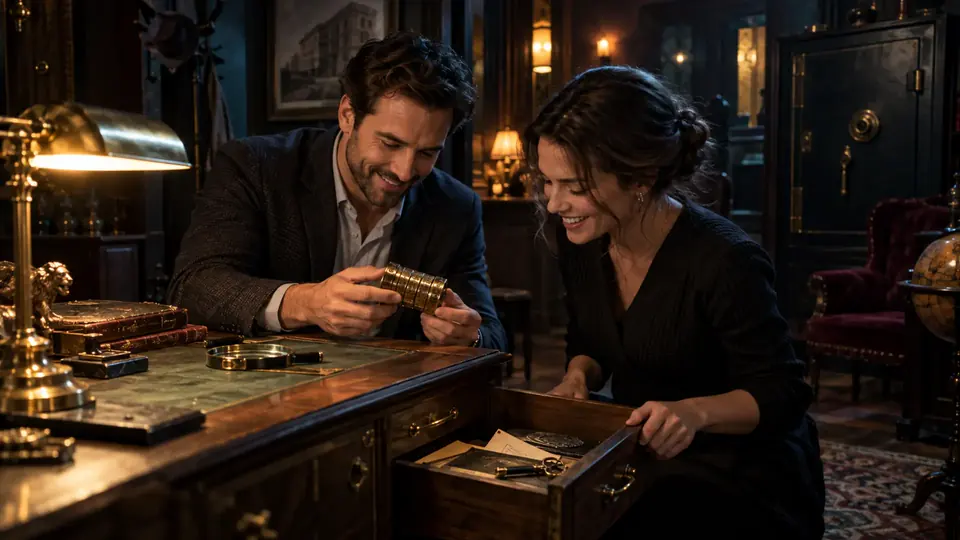 Date Night lösen gemeinsam eine Escape-Room-Mission